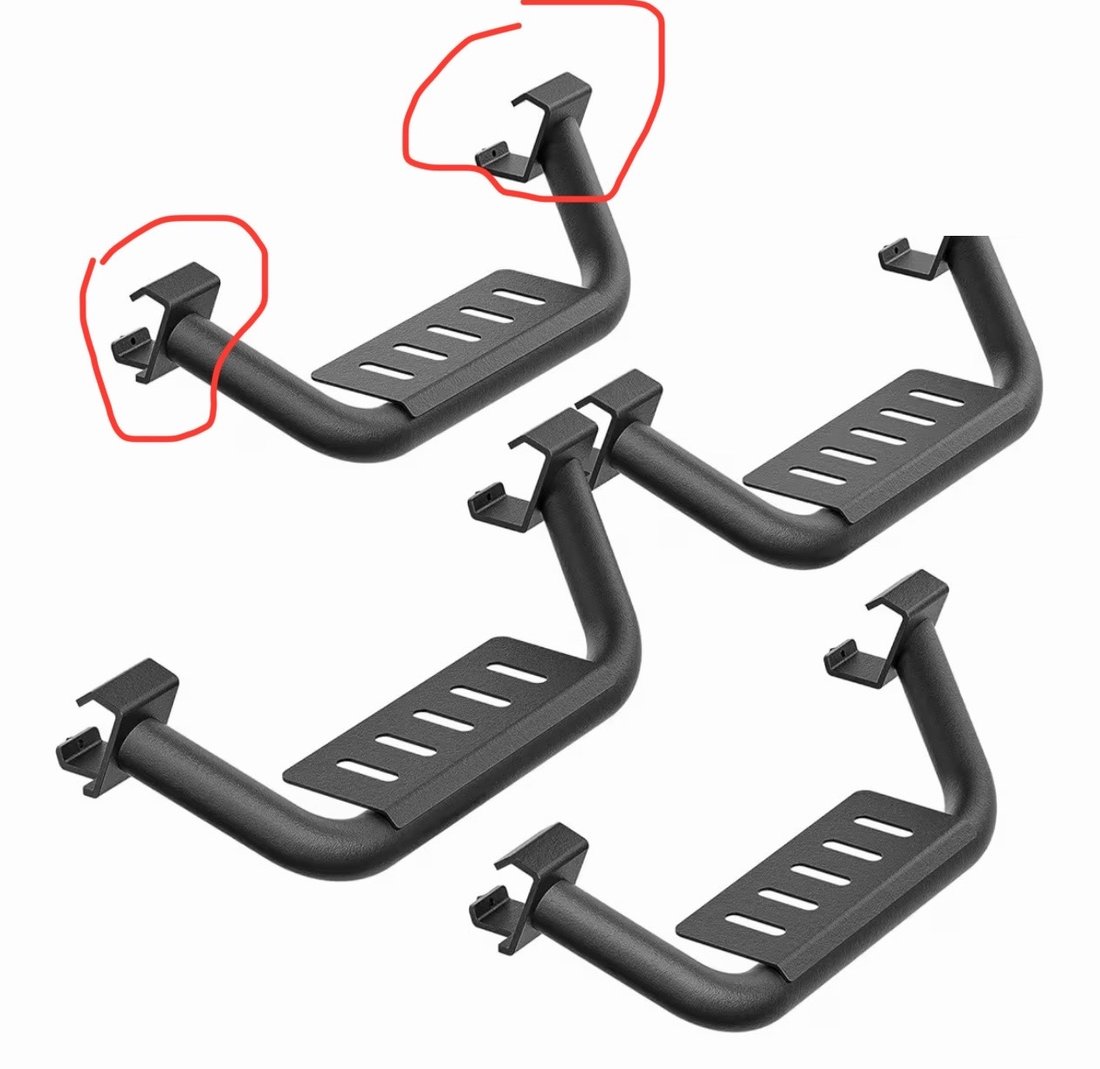 Ford Bronco bolt-on running-board step product listing